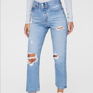 Levi’s Wedgie Straight Jeans- size 25